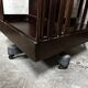 Revolving bookcase in mahogany and marquetry - art deco