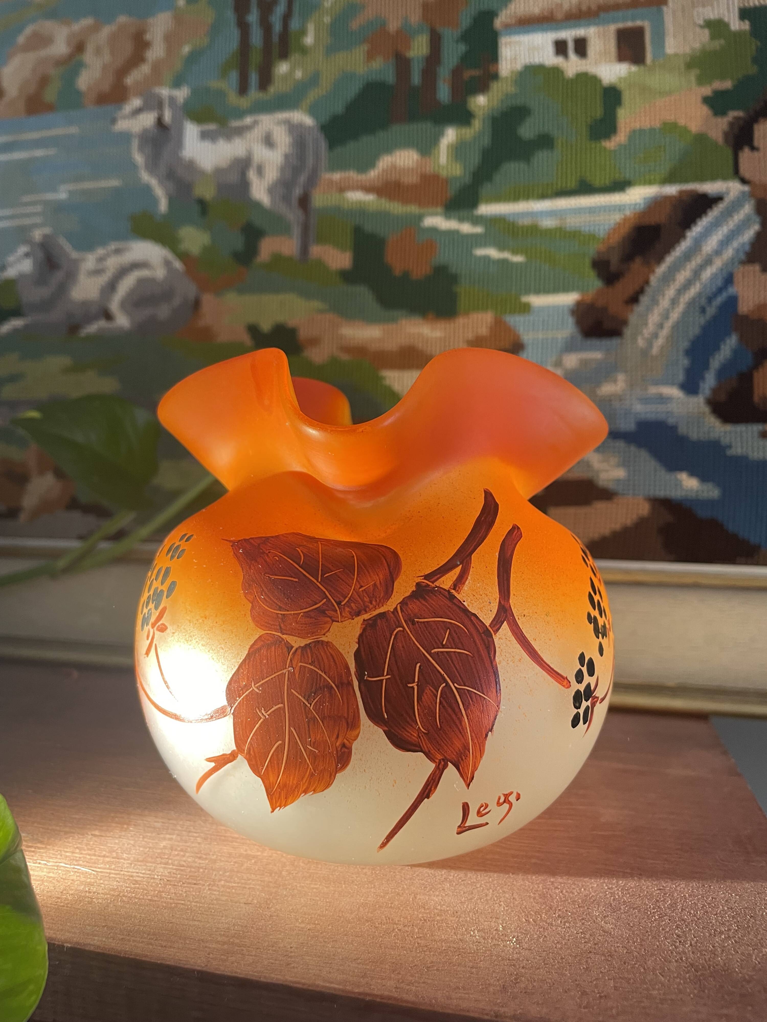 Legras ball vase
