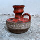 Fat Lava enamelled ceramic candlestick