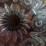 Cendrier cristal ciselé