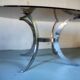Table en verre fumé