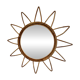 Rattan sun mirror – vintage 60s