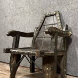 Rajasthan époque XIXe : Fauteuil d'enfant / art primitif vers 1860-1880