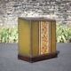 Napoleon III upholstered wooden chest, storage chest, interior decoration