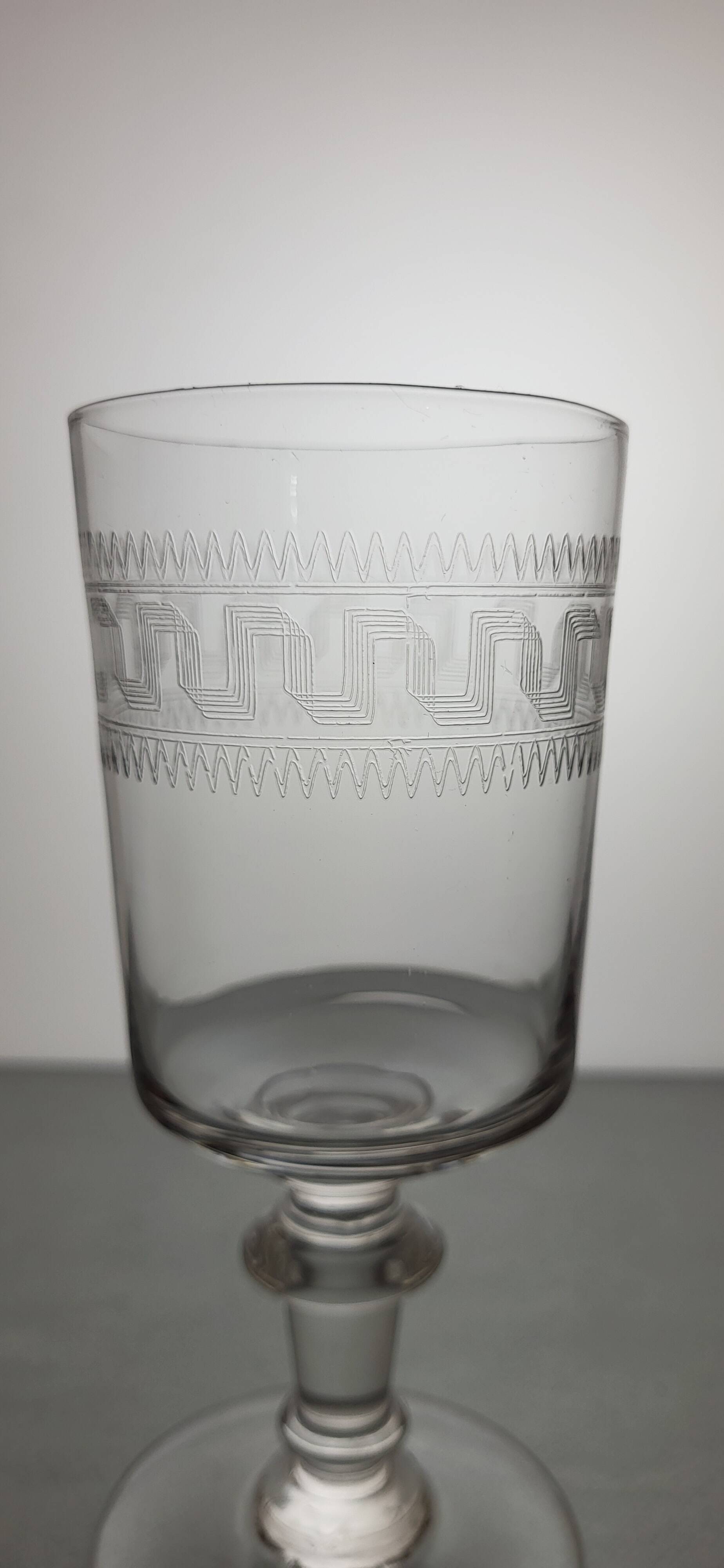 6 verres à eau / vin, XIXème