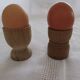 6 olive wood shells