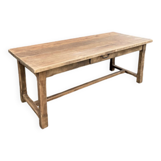 Old solid oak farm table