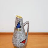 Vintage Fat Lava West German Ceramic Vase by Heinz Siery