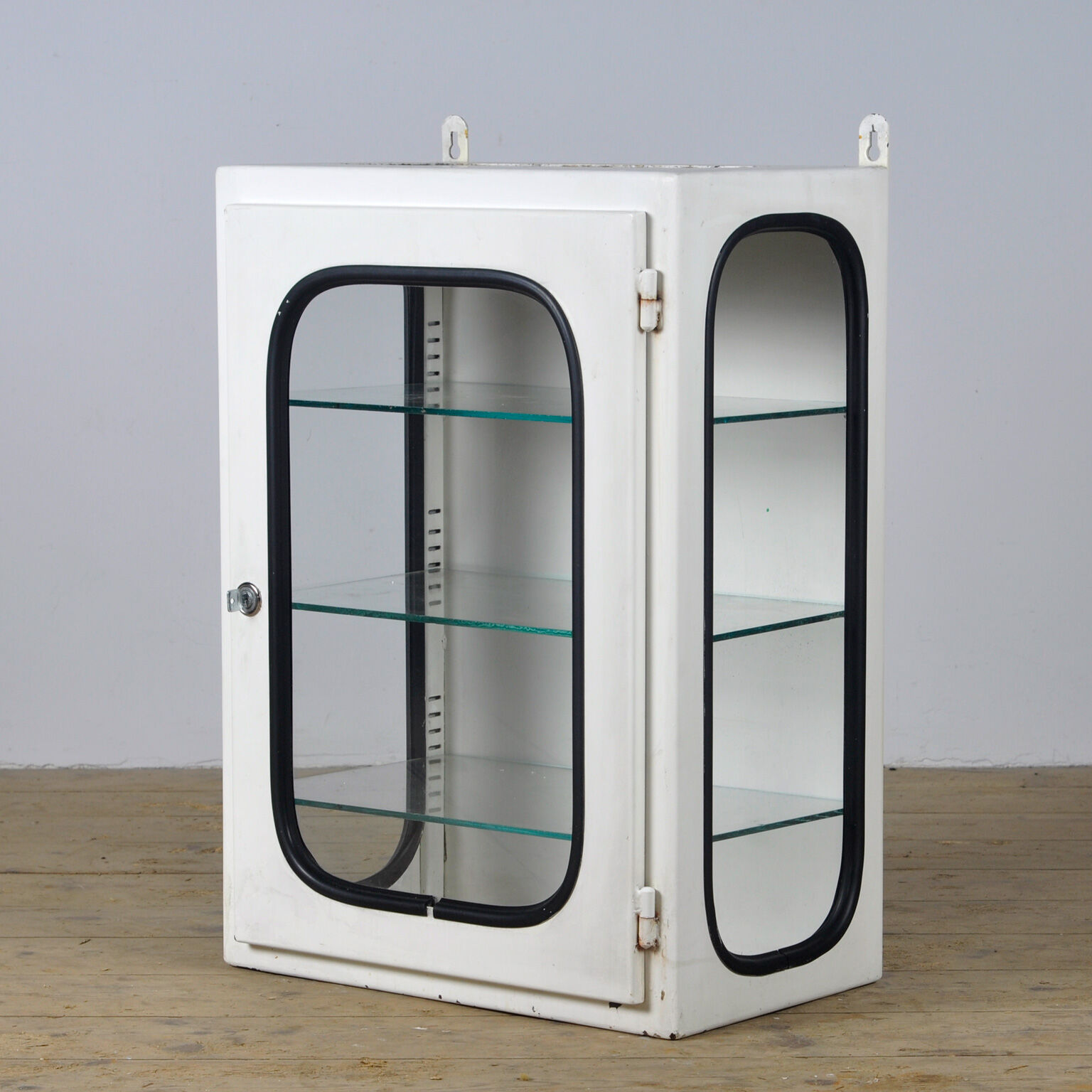 Vintage hospital medicine cabinet, 1970s