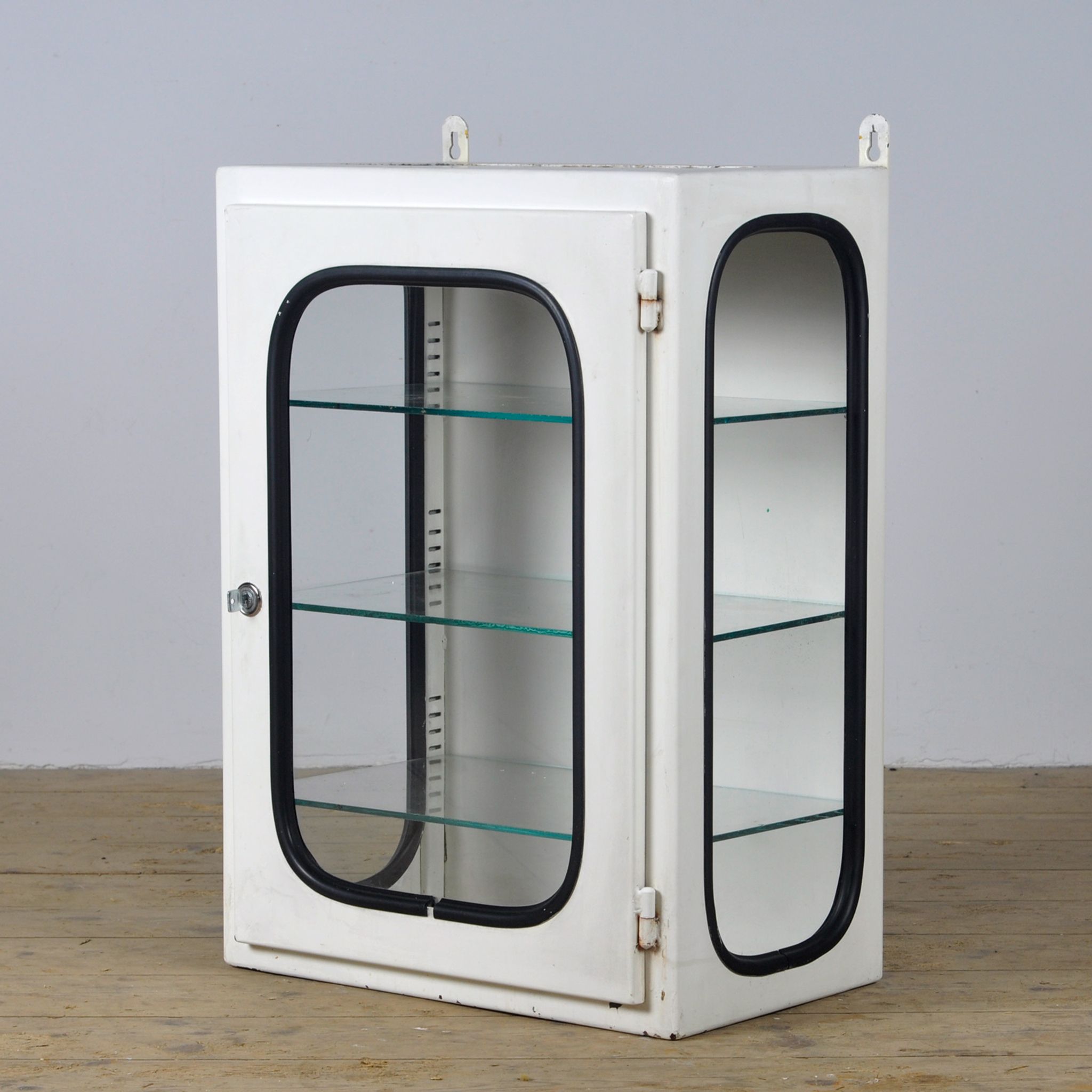 Vintage hospital medicine cabinet, 1970s