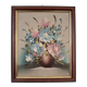 Tableau nature morte vasque rempli de fleurs
