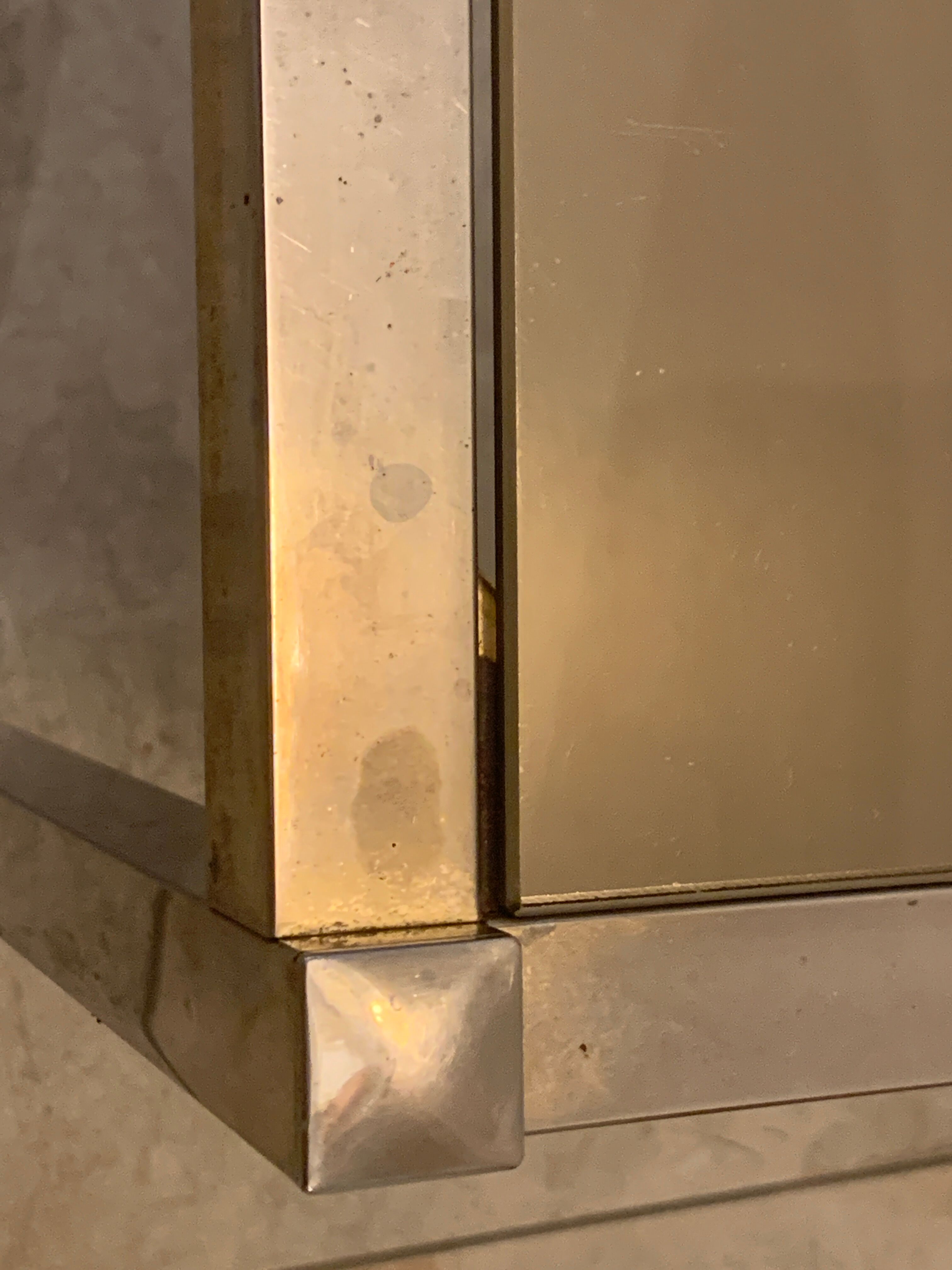 Brass nesting coffee tables