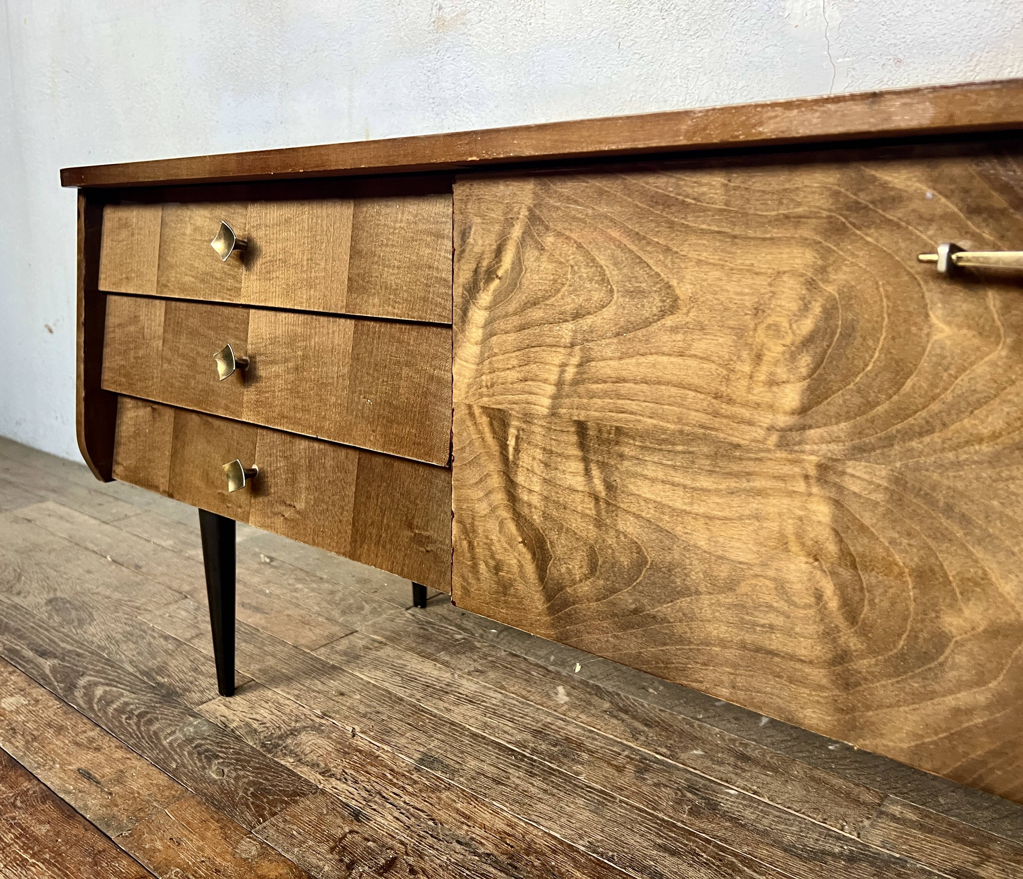 Vintage tv cabinet, scandinavian look, 1960s