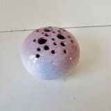 Ceramic vase flower holder Signed pictogram to be identified
