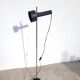 Lampadaire lampe spot vintage noir vers 1960