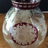 Vase en cristal taillé