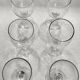 4 glasses wine or water in Baccarat crystal 1920 / 1930