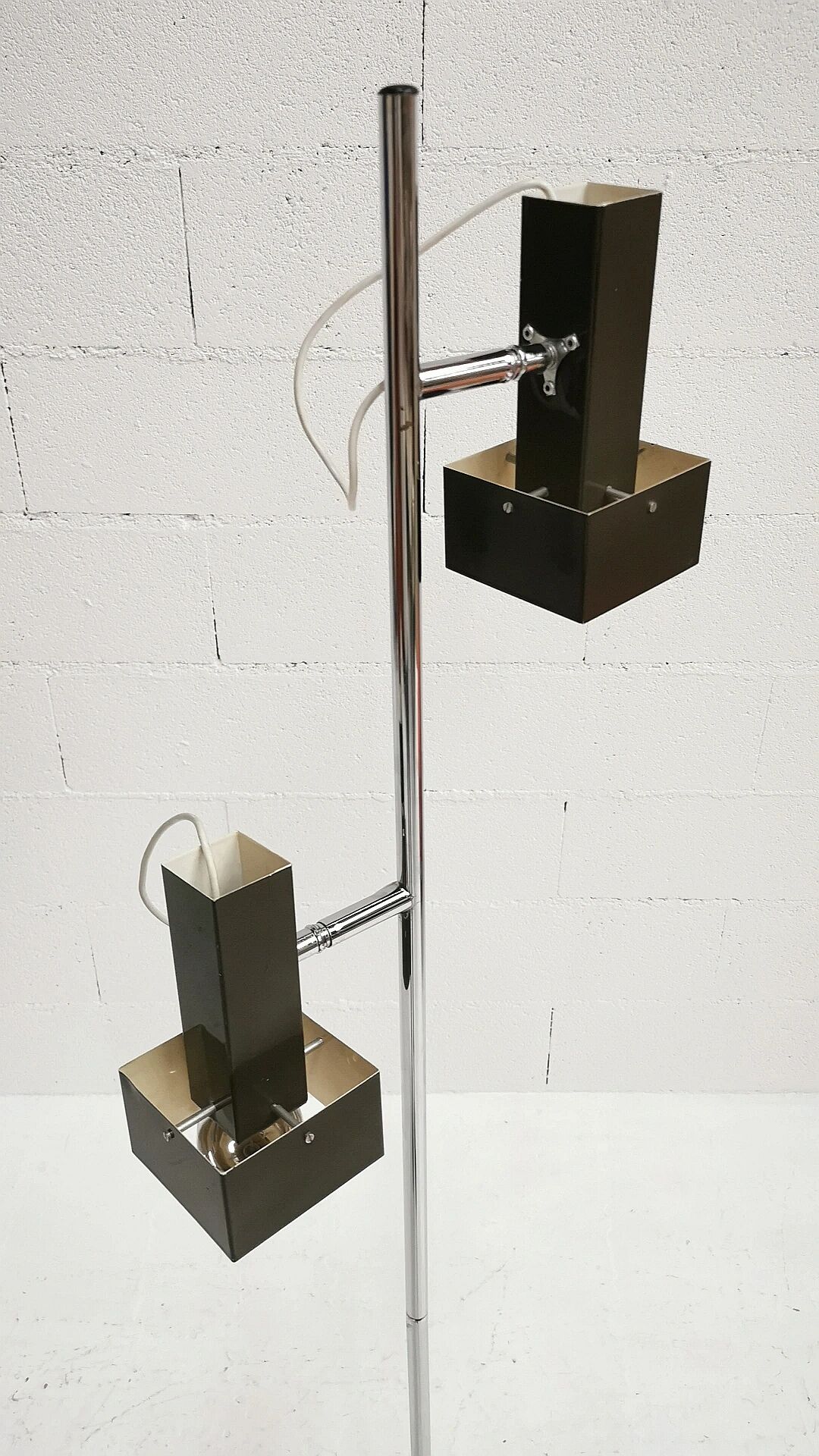 Floor lamp with 2 spots, 1960