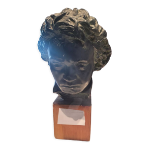 Tête en plâtre