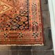 Oriental carpet woven pink, ochre, beige 255x165
