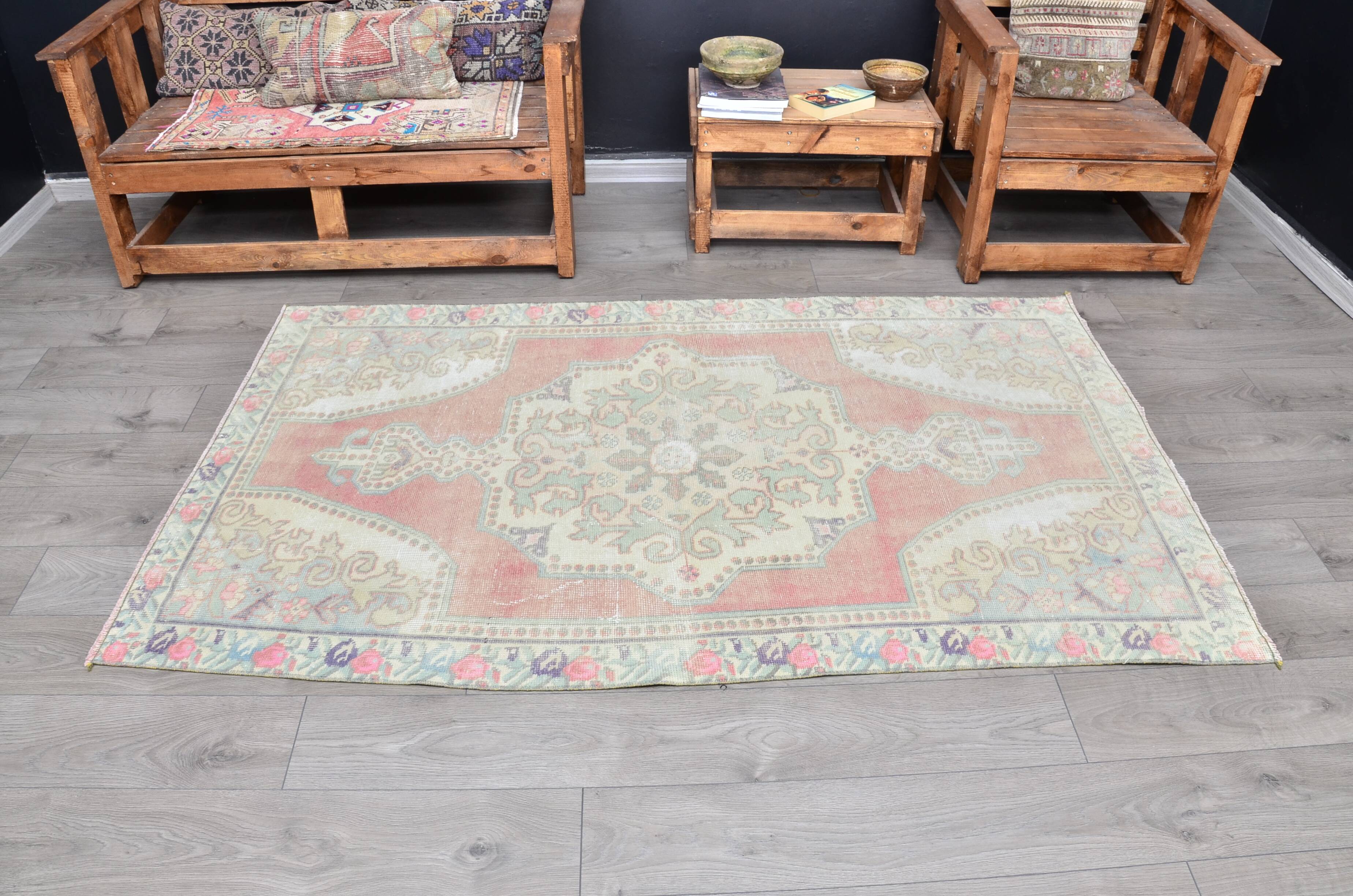 Oushak Home Living Vintage Carpet sku 2513