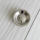 Silver-plated shell butter dish