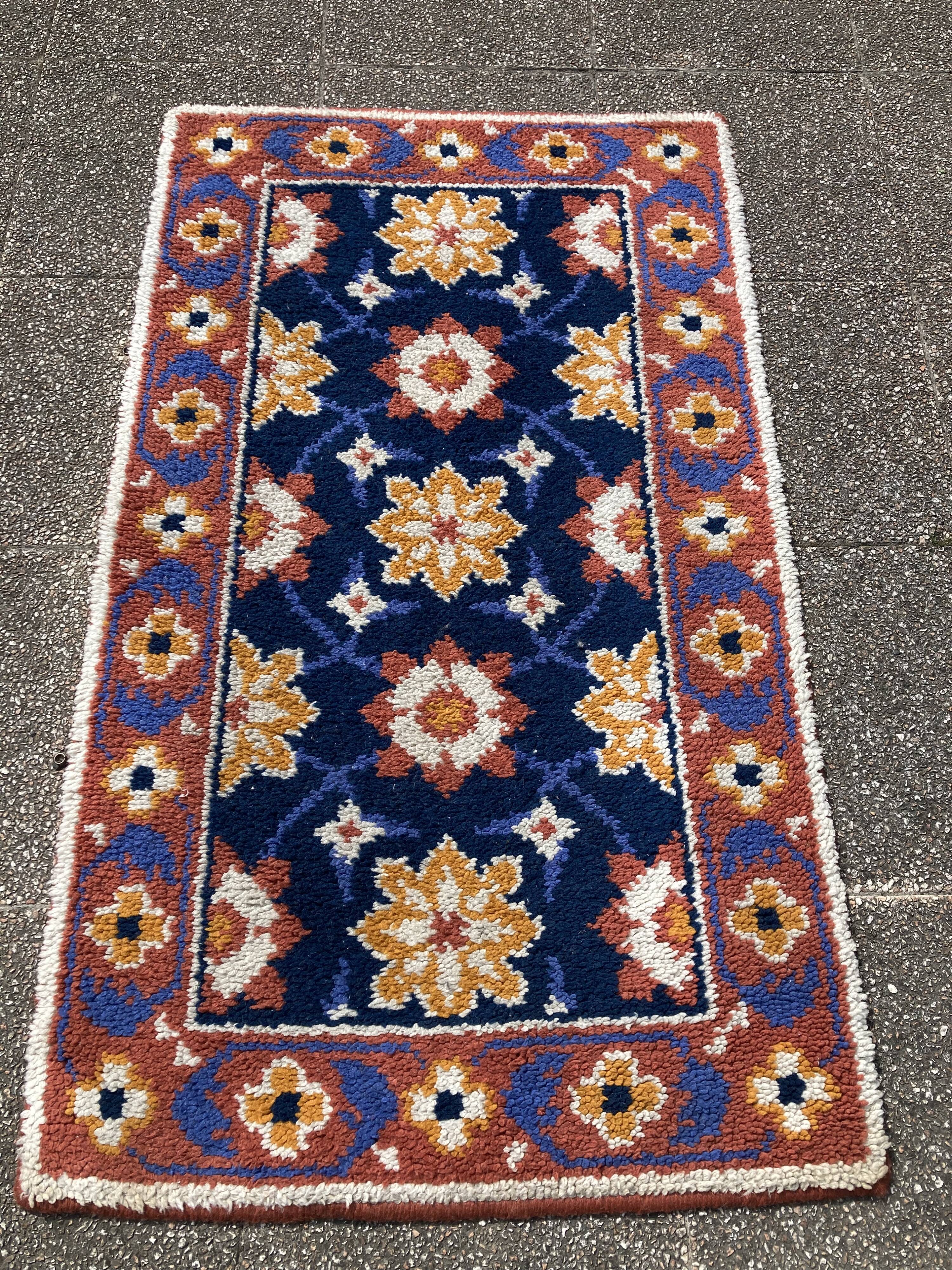 Tapis en laine coloré - 140x80cm