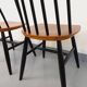 Pair of vintage Scandinavian chairs Fanett by Ilmari Tapiovaara in teak.