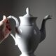 "Eagle" teapot, very fine white porcelain from Limoges by Raynaud, 1970s