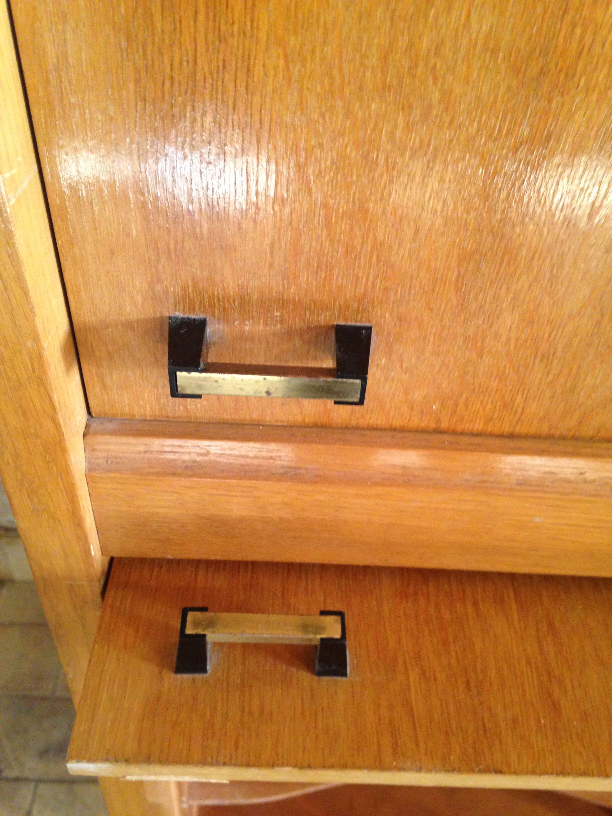 Furniture storage year 50 wood and skai has 16 compartments