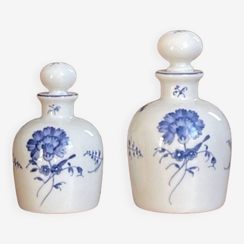 2 Chantilly porcelain bottles