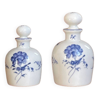 2 Chantilly porcelain bottles