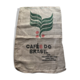 Burlap coffee bag "Café do Luca Brasi" l.