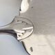Dessert or ice cream cutlery set, in silver-plated metal.