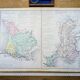 Rhône and Garonne, original map printed in 1879.