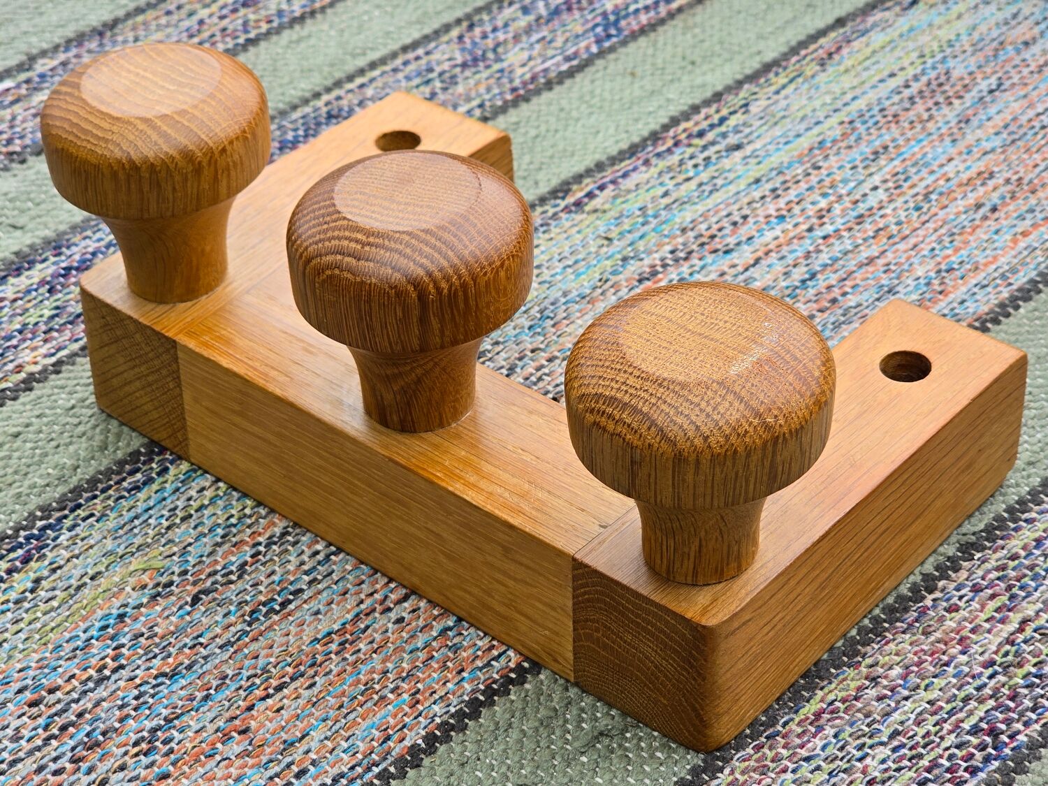 Coat rack with 3 hooks by Guillerme and Chambron