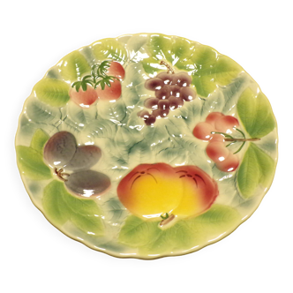 St Clément Barbotine dish with fruit decoration