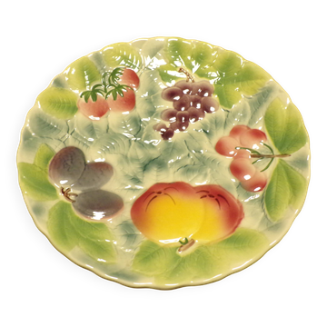St Clément Barbotine dish with fruit decoration