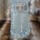 Vintage cut glass carafe