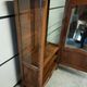 Louis XV style oak display case