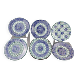 Magnificent service of 6 plates Robert Picault - Vallauris