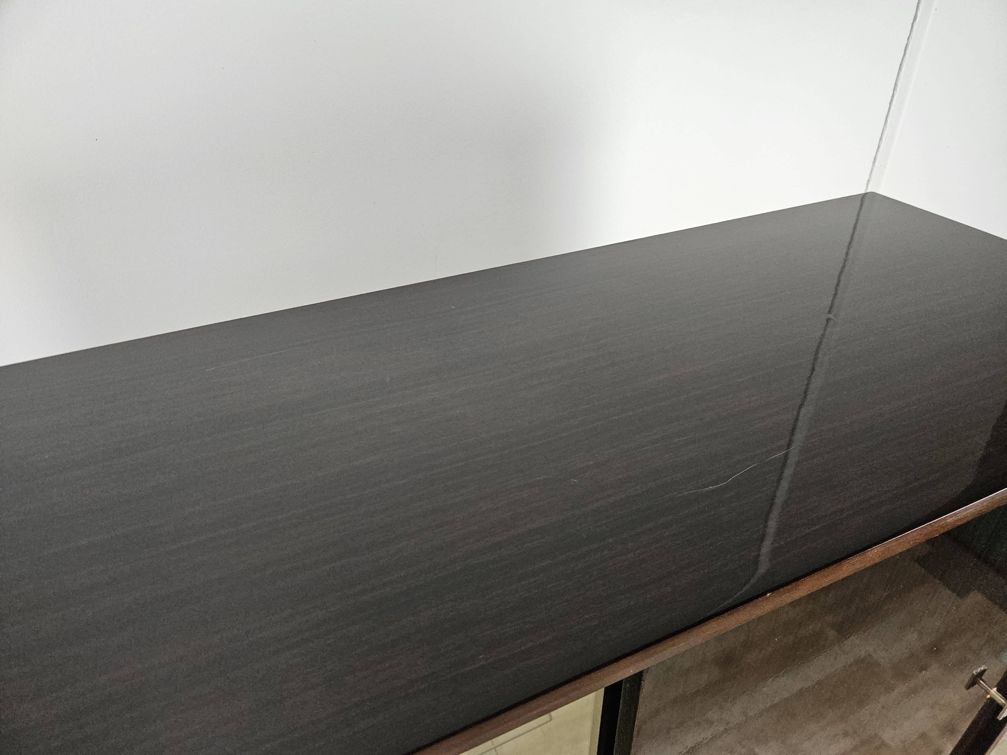 1950s rosewood display cabinet