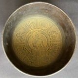 Carved bronze cup