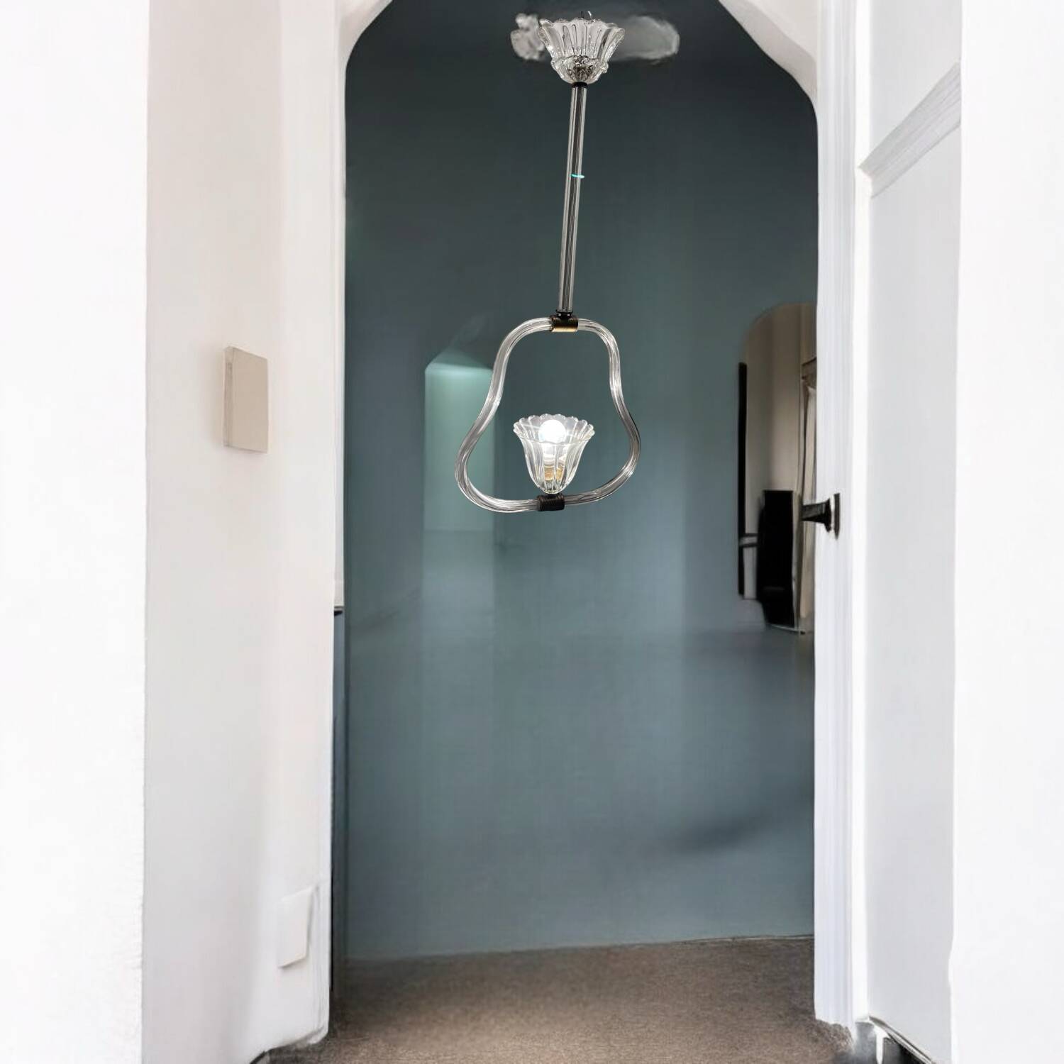 Murano Glass Light Pendant 1950’s