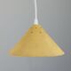 Vintage suspension in yellow lacquered Bakelite from the 1950s.