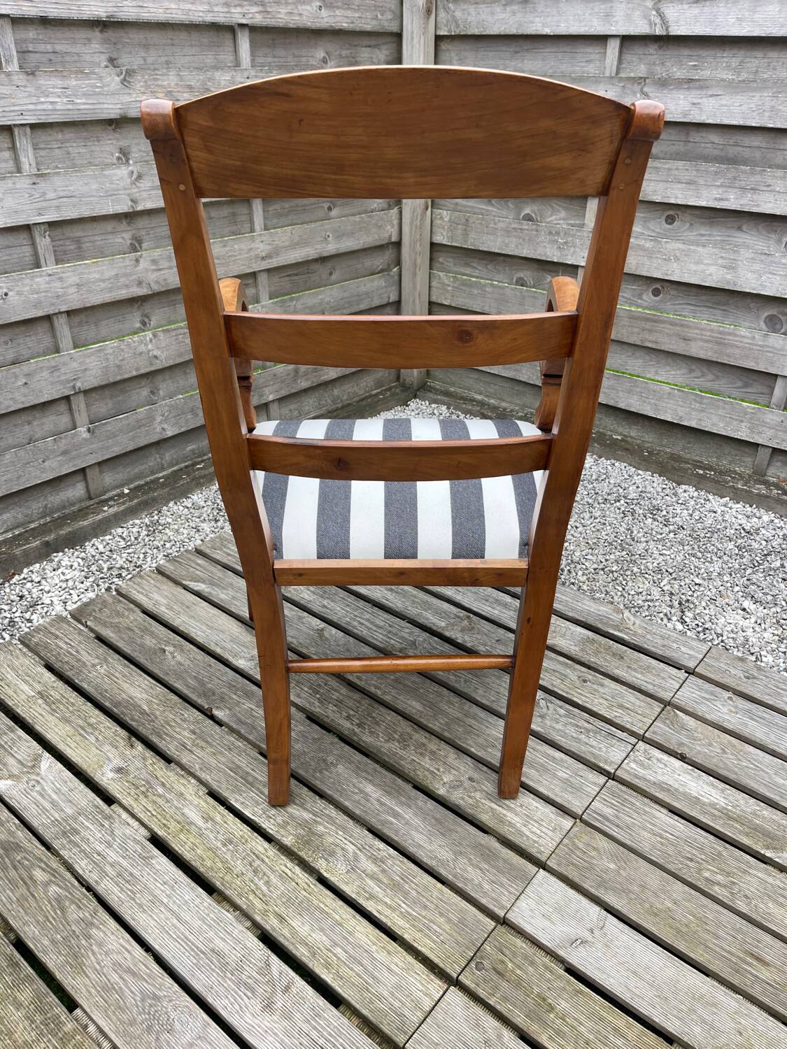 Antique wooden armchair