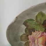Decorative oval flat Limoges UC France