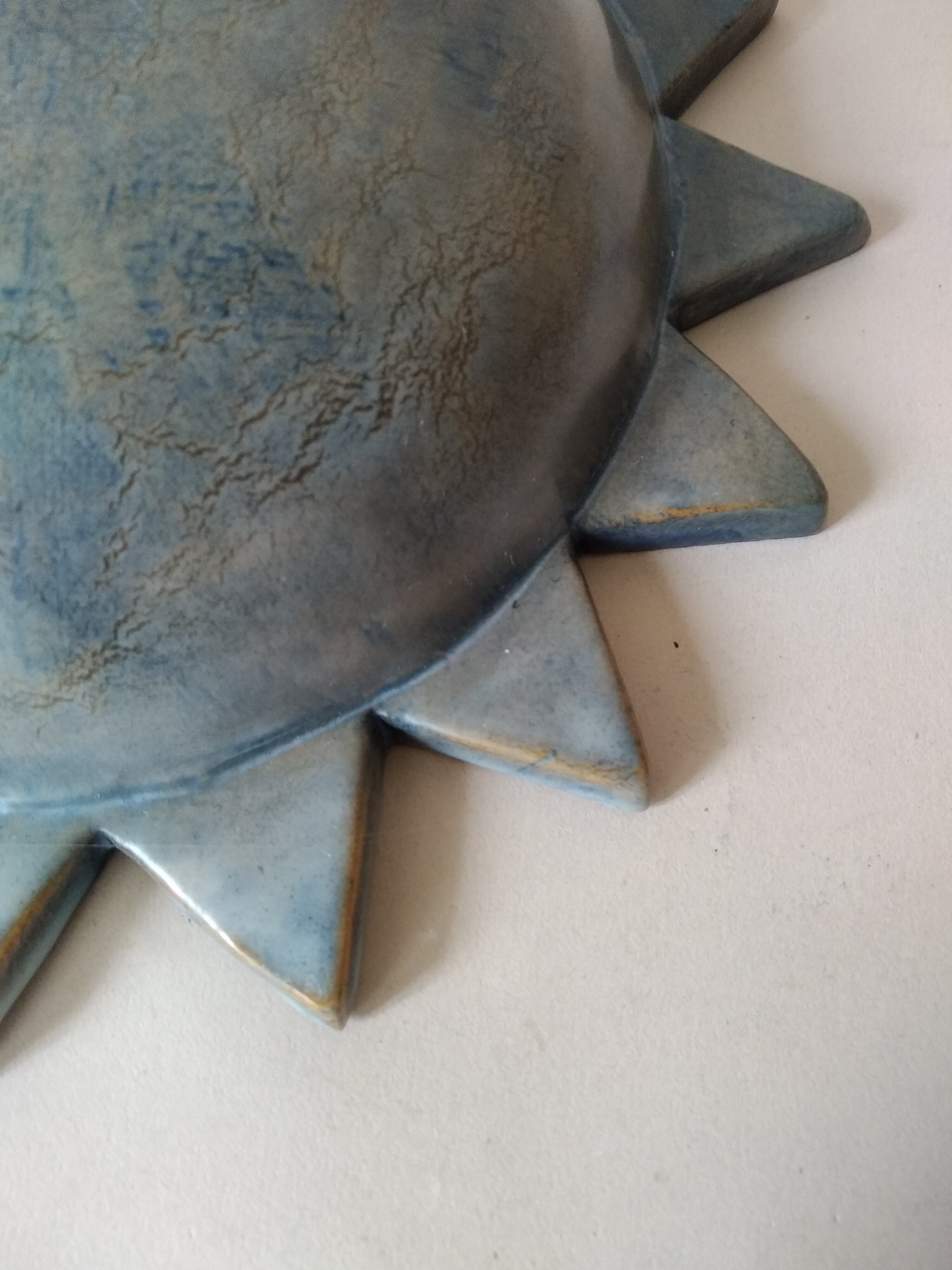 Ceramic sun 60s Jean Varoqueaux