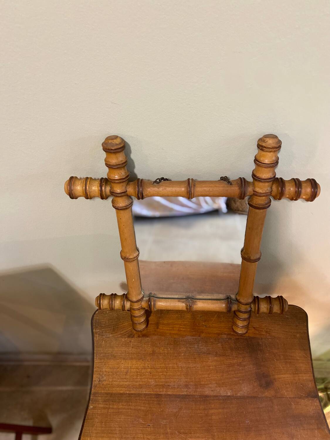 Miroir en bois vintage