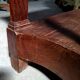 Console d’époque Restauration en acajou – Dessus de marbre – XIXe siècle